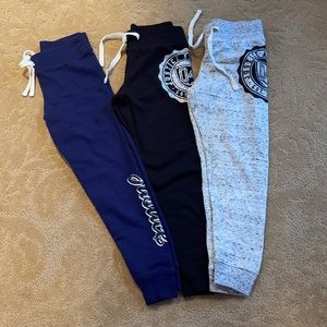Justice joggers 3 pair